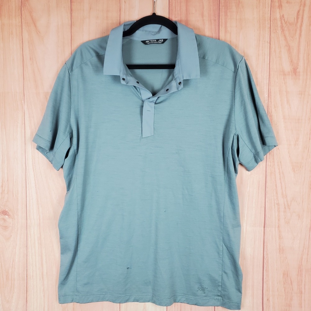 Arcteryx Shirt Mens XL Short Sleeve Lightweight Golf Polo Casual